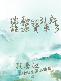 瑞驰ec31新能源货车多少钱