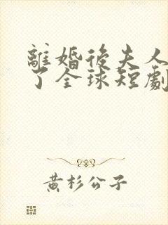 离婚后夫人惊艳了全球短剧