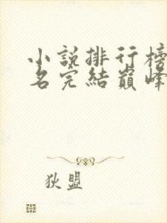 小说排行榜前十名完结巅峰之作