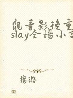 观看影后重生,slay全场小说