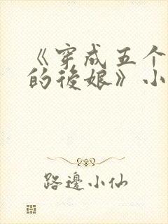 《穿成五个反派的后娘》小说