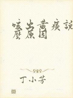 咳出黄痰说明什么原因