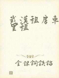 武汉租房车在哪里租
