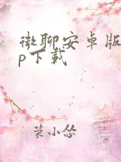 微聊安卓版app下载