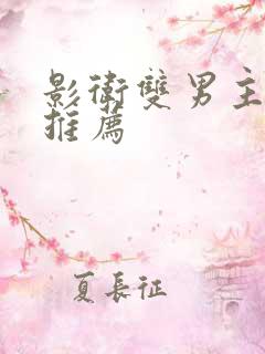 影卫双男主小说推荐