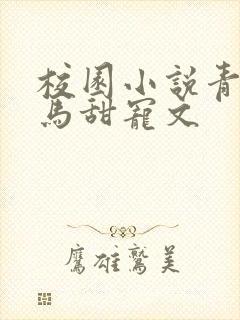 校园小说青梅竹马甜宠文
