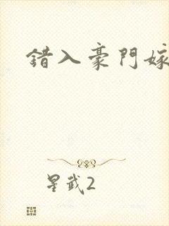 错入豪门嫁对郎