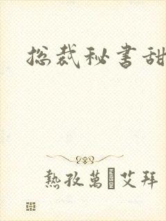 总裁秘书甜宠文