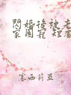 闪婚后被老公全家团宠 短剧