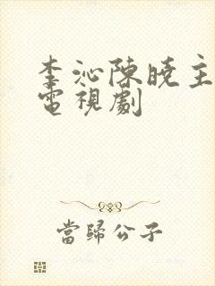 李沁陈晓主演的电视剧