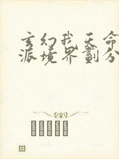 玄幻我天命大反派境界划分