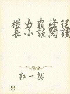 权力巅峰从女县长小说阅读