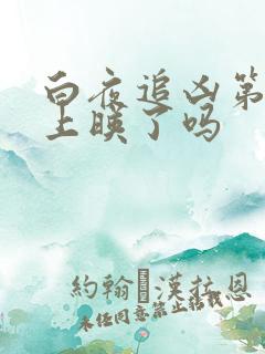 白夜追凶第二季上映了吗