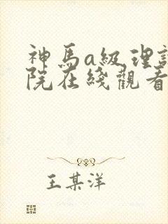 神马a级理论影院在线观看