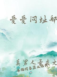 爱爱网址哪里有