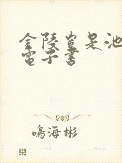 金陵岂是池中物电子书