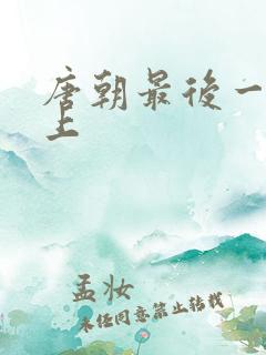 唐朝最后一位皇上