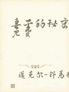 妻子的秘密在线免费