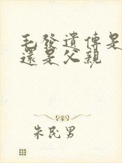 毛发遗传是母亲还是父亲
