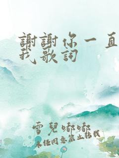 谢谢你一直包容我歌词