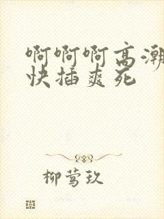 啊啊啊高潮来了快插爽死