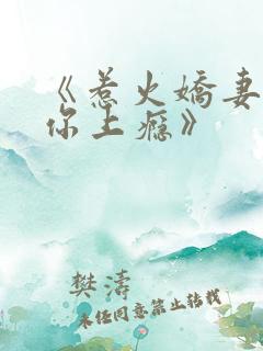 《惹火娇妻,宠你上瘾》