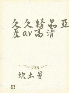 久久精品亚洲国产av高清