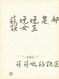 苏晚晚是哪部小说女主