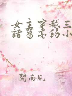 女主穿越三国和诸葛亮的小说