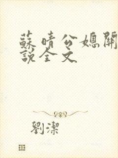 苏晴公媳关系小说全文
