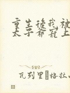 重生后我被京圈太子爷宠上天短剧全集