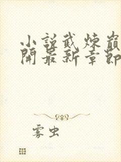 小说武炼巅峰杨开最新章节列表
