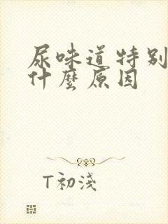 尿味道特别大是什么原因