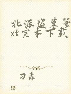 北派盗墓笔记txt完本下载