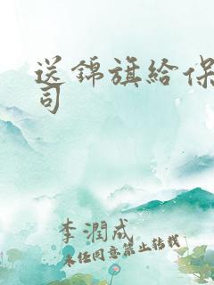 送锦旗给保险公司