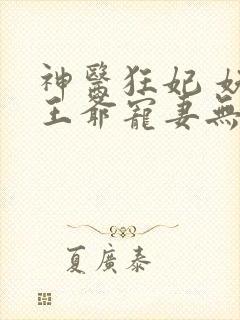 神医狂妃 妖孽王爷宠妻无度