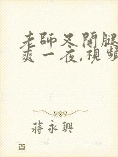 老师叉开腿让我爽一夜,视频