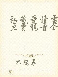 私藏爱情电视剧免费观看全集高清