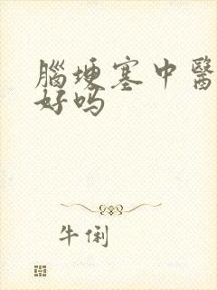 脑埂塞中医能治好吗