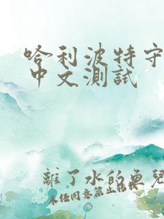 哈利波特守护神中文测试