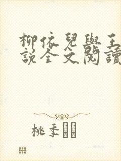 柳依儿与王傅小说全文阅读