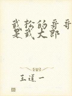 武松的哥哥是不是武大郎
