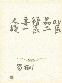 人妻精品av在线一区二区