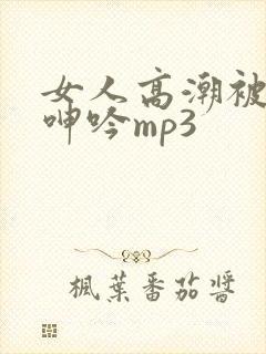 女人高潮被爽到呻吟mp3