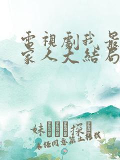 电视剧我最爱的家人大结局