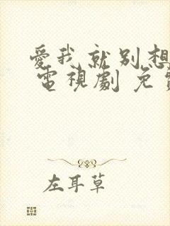 爱我就别想太多 电视剧 免费