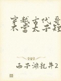穿越古代哥们绝不当太子短剧