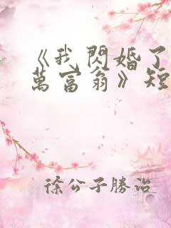 《我闪婚了个亿万富翁》短剧免费观看