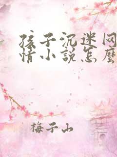 孩子沉迷网络言情小说怎么办