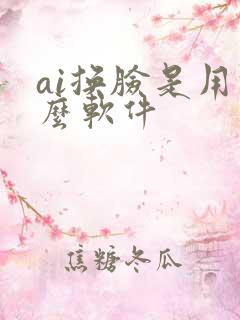 ai换脸是用什么软件